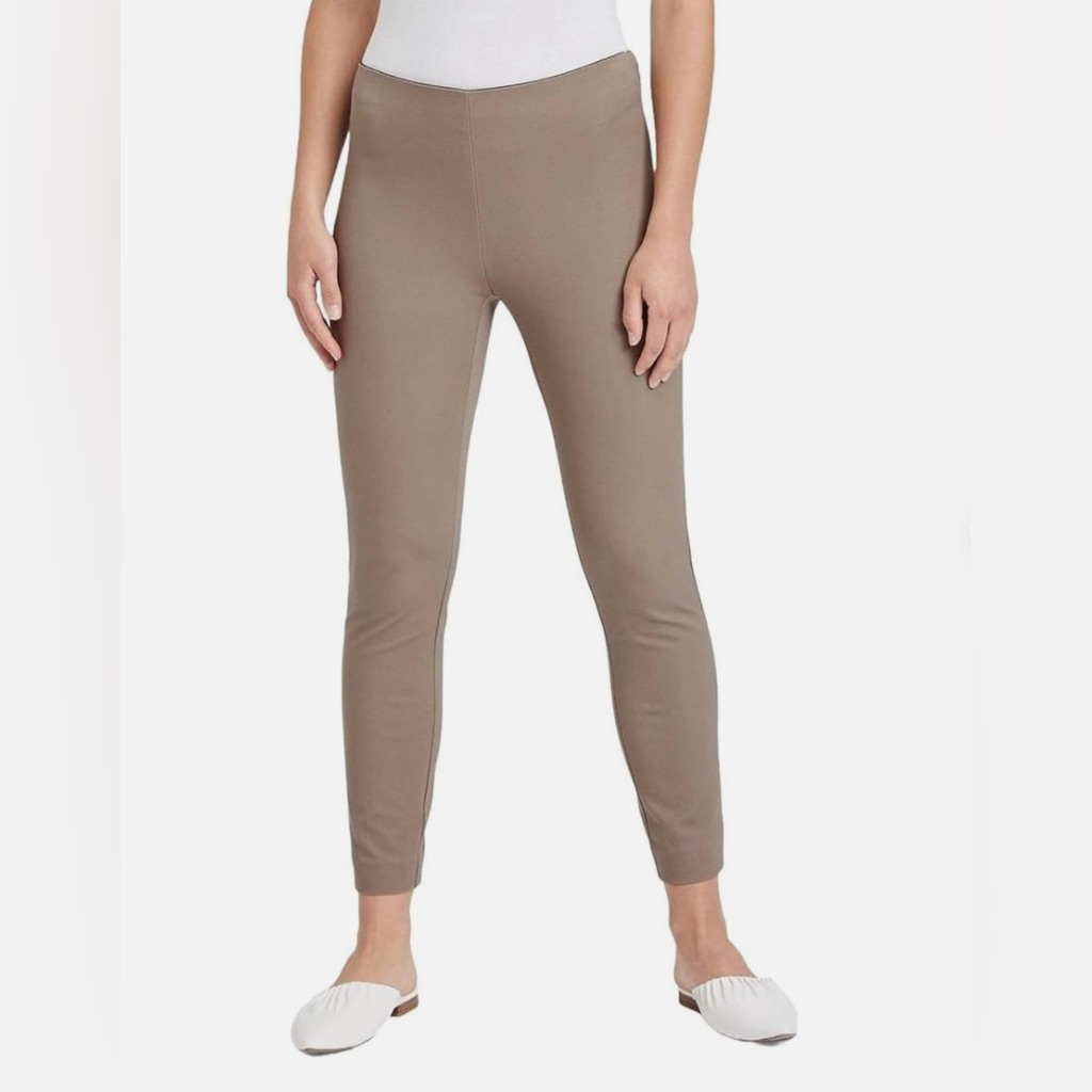 A New Day Stretch High Rise Skinny Ankle Pants Taupe Brown Size 12 Reg